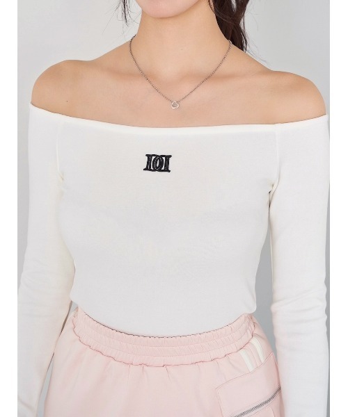 DDオフショルダーカットトップス（Tシャツ/カットソー）｜Darich