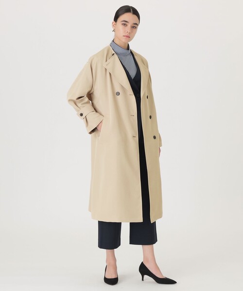 CAST:（キャストコロン）の「【オンでもオフでも活躍】トレンチコート（トレンチコート・レディース・ベージュ/グリーン系その他7/オフホワイト・S/M）」の17枚目の写真