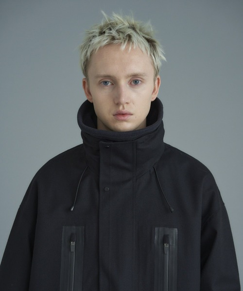 ESTNATION（エストネーション）の「MINOTAUR INST. FOR ESTNATION / M4E SchoellerRテックコート（ダッフルコート・メンズ・ブラック・MEDIUM/LARGE）」の15枚目の写真