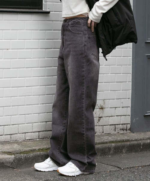 3.3 Field Trip （3.3フィールドトリップ）の「3.3 Field Trip／カラーデニム  2100042（デニムパンツ・レディース・パープル/ブラック・SMALL/MEDIUM）」の18枚目の写真