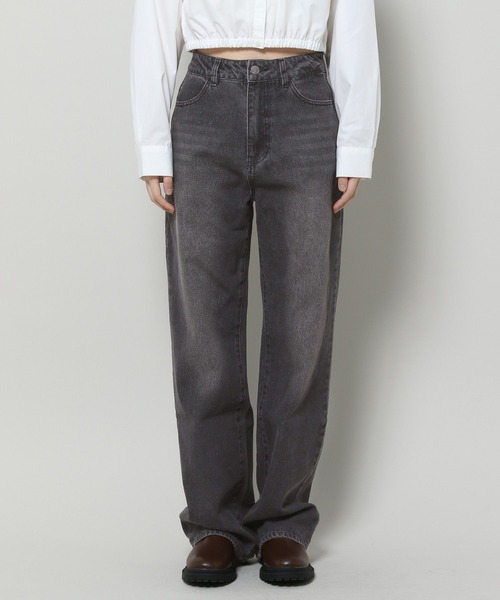 3.3 Field Trip （3.3フィールドトリップ）の「3.3 Field Trip／カラーデニム  2100042（デニムパンツ・レディース・パープル/ブラック・SMALL/MEDIUM）」の20枚目の写真