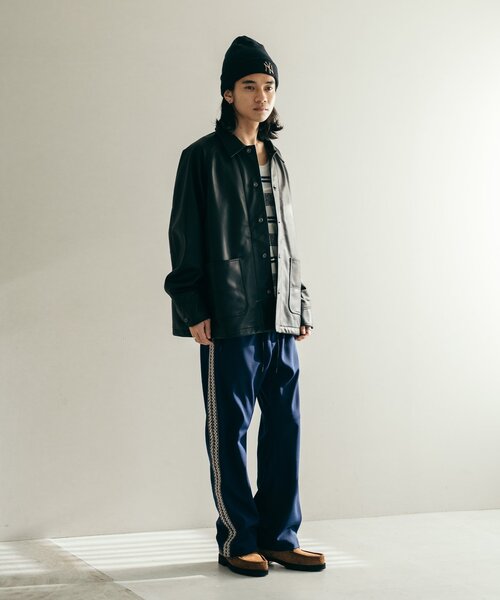 JOURNAL STANDARD（ジャーナルスタンダード）の「トライバルパターン トラックパンツ（その他パンツ・メンズ・ブラック/ブラウン/ネイビー・MEDIUM/LARGE）」の12枚目の写真