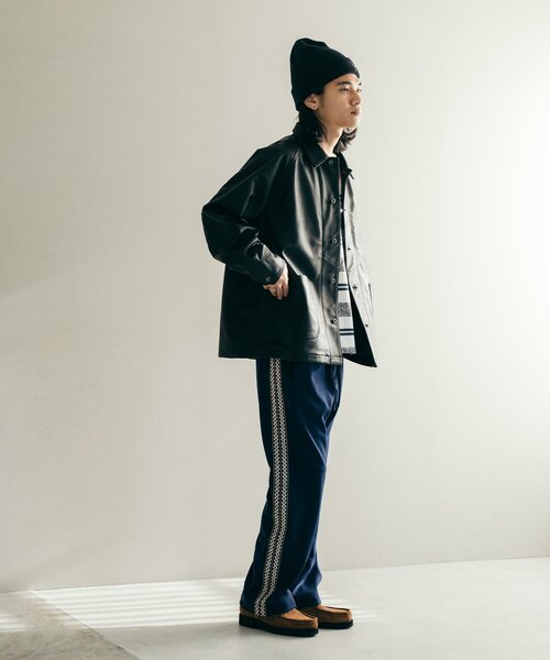 JOURNAL STANDARD（ジャーナルスタンダード）の「トライバルパターン トラックパンツ（その他パンツ・メンズ・ブラック/ブラウン/ネイビー・MEDIUM/LARGE）」の16枚目の写真