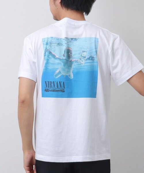 GOOD ROCK SPEED（グッドロックスピード）の「【Good Rock Speed/グッドロックスピード】NIRVANA / ニルヴァーナ / 別注プリントTシャツ（Tシャツ/カットソー・メンズ・ホワイト/スミクロ/ホワイト系その他・M/L/S）」の6枚目の写真