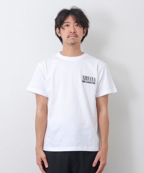 GOOD ROCK SPEED（グッドロックスピード）の「【Good Rock Speed/グッドロックスピード】NIRVANA / ニルヴァーナ / 別注プリントTシャツ（Tシャツ/カットソー・メンズ・ホワイト/スミクロ/ホワイト系その他・M/L/S）」の12枚目の写真