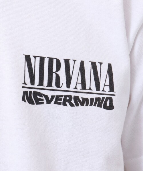 GOOD ROCK SPEED（グッドロックスピード）の「【Good Rock Speed/グッドロックスピード】NIRVANA / ニルヴァーナ / 別注プリントTシャツ（Tシャツ/カットソー・メンズ・ホワイト/スミクロ/ホワイト系その他・M/L/S）」の16枚目の写真