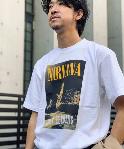 GOOD ROCK SPEED（グッドロックスピード）の「【Good Rock Speed/グッドロックスピード】NIRVANA / ニルヴァーナ / 別注プリントTシャツ（Tシャツ/カットソー・メンズ・ホワイト/スミクロ/ホワイト系その他・M/L/S）」の21枚目の写真
