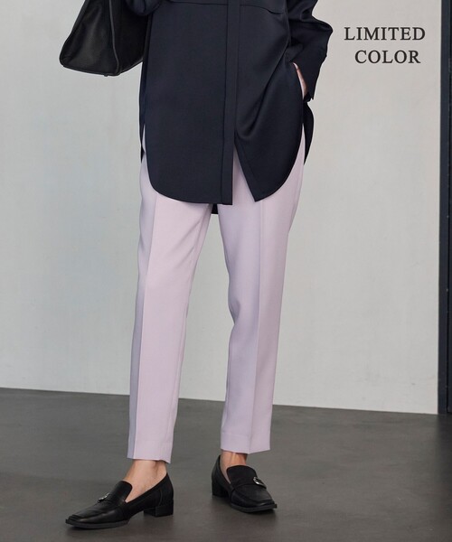 ICB(アイシービー)の「FluidBackSatin ドロストパンツ(その他パンツ・レディース・モーブ系/ネイビー系/グレー系/ブラック系/ローズ系/ライトイエロー系/ダルブルー系・00/0/2/4/6)」の7枚目の写真