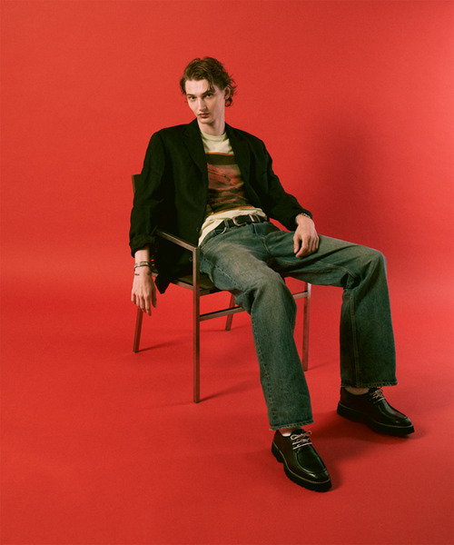 EARLE(アール)の「EARLE アール / Mocca blucher HS モカシンブラッチャー / ER4106(モカシン/デッキシューズ・メンズ・ブラック・40/41/42/43)」の8枚目の写真