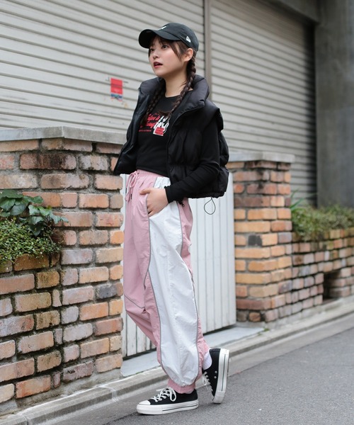 SPINNS（スピンズ）の「ナイロンパイピングジョガーパンツ（その他