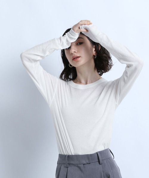 tシャツ 「eL」Sheer Fit  Pullover LS/108186 レディース tシャツ 「eL」Sheer Fit Pullover LS/108186 レディース