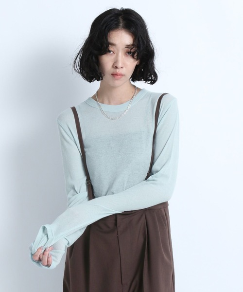 tシャツ 「eL」Sheer Fit  Pullover LS/108186 レディース tシャツ 「eL」Sheer Fit Pullover LS/108186 レディース