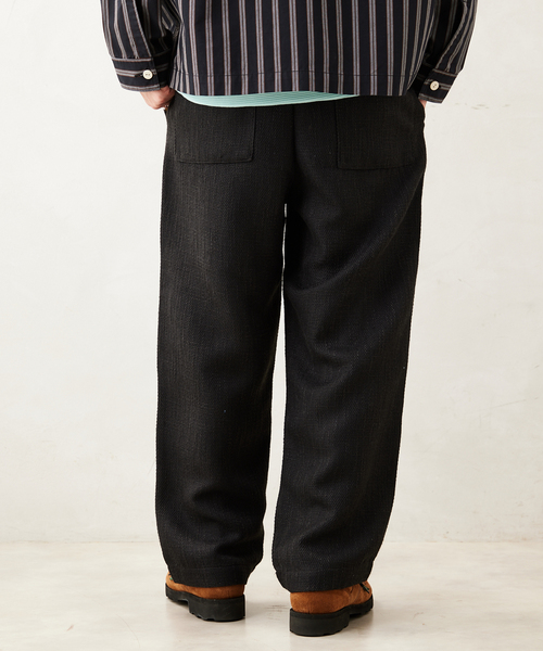 JOURNAL STANDARD relume（ジャーナルスタンダード　レリューム）の「サマーツイード ルーズイージーパンツ（スラックス・メンズ・チャコールグレー/ブラック/グレー・MEDIUM/LARGE）」の22枚目の写真