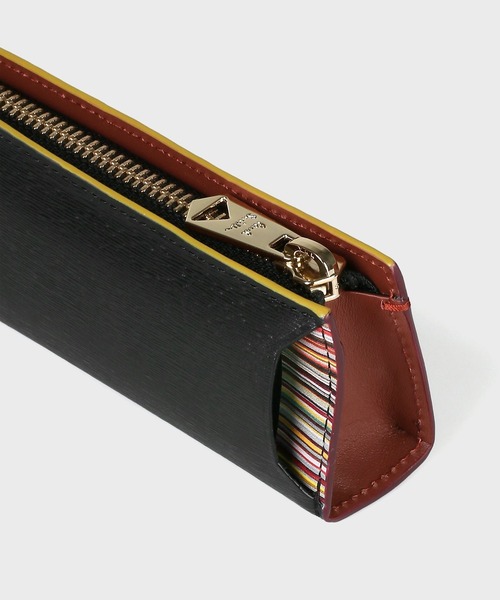 Paul Smith（ポールスミス）の「カラードエッジ ペンケース / 813020 P929（ステーショナリー・メンズ・ブラック/ブラウン・FREE）」の3枚目の写真