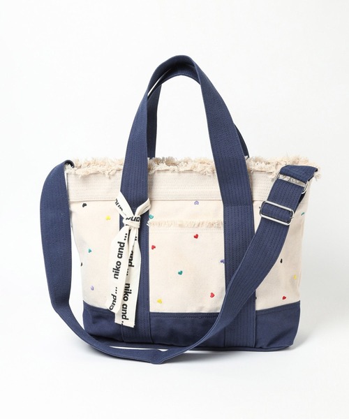 niko and...(ニコアンド)の「オリジナルキャンバス2WAYショルダーバッグ(ショルダーバッグ・レディース・ネイビー/ブラック/ブルー/アイボリー/スカイブルー・0)」の13枚目の写真