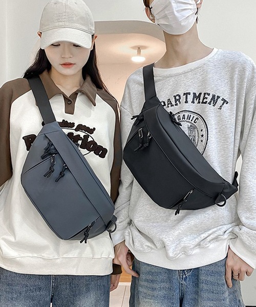 TONE SELECT GOODS(トーンセレクトグッズ)の「LESRIRE/ウエストポーチ(ボディバッグ/ウエストポーチ・レディース・ブラック/グレー・FREE)」の14枚目の写真