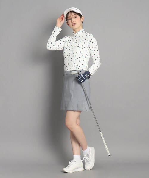 adabat（アダバット）の「◆ドットロゴデザイン 長袖モックネックプルオーバー（Tシャツ/カットソー・レディース・ピンク系その他/グリーン系その他2/ネイビー系・38/40/42/36）」の14枚目の写真