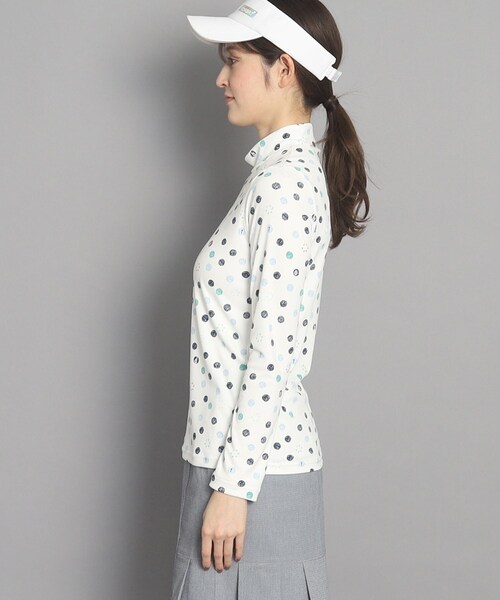 adabat（アダバット）の「◆ドットロゴデザイン 長袖モックネックプルオーバー（Tシャツ/カットソー・レディース・ピンク系その他/グリーン系その他2/ネイビー系・38/40/42/36）」の17枚目の写真