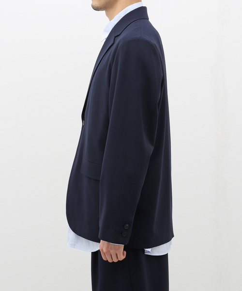 ATON エイトン　ウール　テーラードジャケット　サイズ2 ネイビー AGING WOOL | TAILORED JACKET – ATON | エイトン
