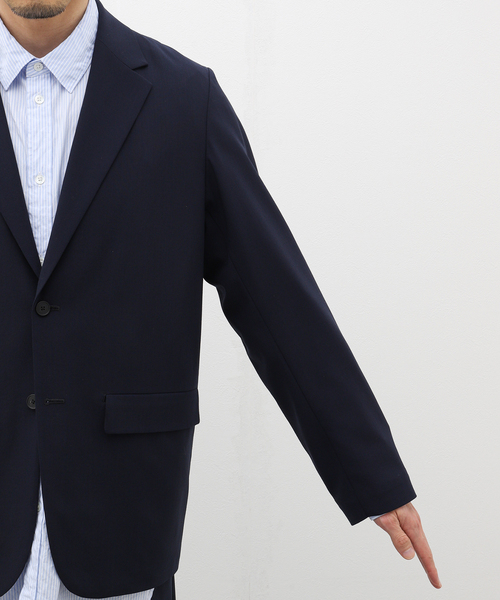ATON / エイトン】HIGH TWIST WOOL TAILORED JACKET（テーラード