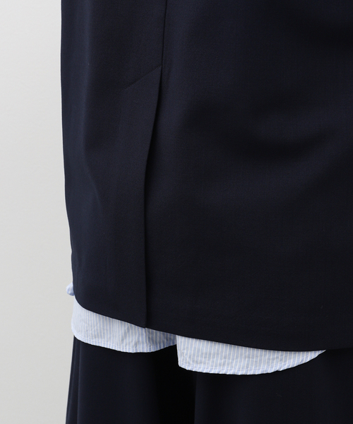 ATON（エイトン）の「【ATON / エイトン】HIGH TWIST WOOL TAILORED JACKET（テーラードジャケット・メンズ・ネイビー・6/4）」の13枚目の写真