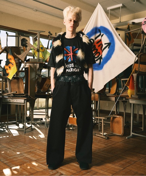 amok(アモク)の「LOGO LINING DOCKING PANTS(チノパンツ・メンズ・ブラック/カーキ・S/M/L)」の9枚目の写真