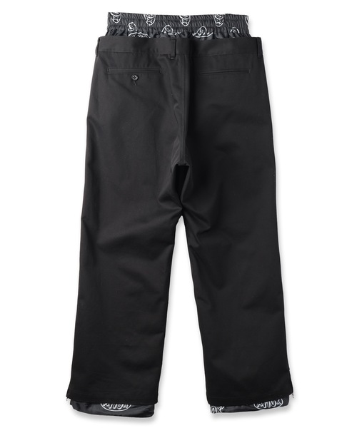 amok(アモク)の「LOGO LINING DOCKING PANTS(チノパンツ・メンズ・ブラック/カーキ・S/M/L)」の11枚目の写真
