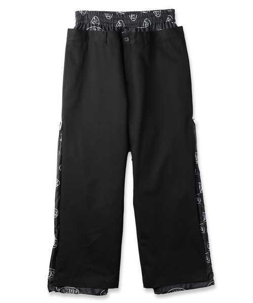 amok(アモク)の「LOGO LINING DOCKING PANTS(チノパンツ・メンズ・ブラック/カーキ・S/M/L)」の12枚目の写真