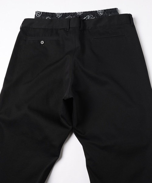 amok(アモク)の「LOGO LINING DOCKING PANTS(チノパンツ・メンズ・ブラック/カーキ・S/M/L)」の17枚目の写真