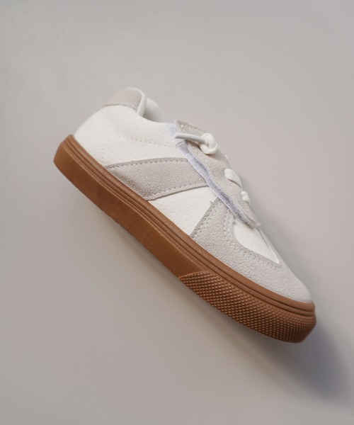 Bambin（ボンバン）の「【 Bambin / ボンバン 】 コントラストカラー クラシック スニーカー（スニーカー・キッズ・アイボリー/ブラウン・15 /16/17）」の16枚目の写真