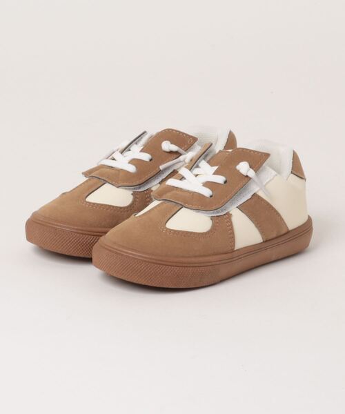 Bambin（ボンバン）の「【 Bambin / ボンバン 】 コントラストカラー クラシック スニーカー（スニーカー・キッズ・アイボリー/ブラウン・15 /16/17）」の18枚目の写真