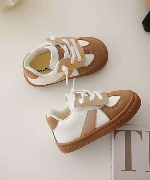 Bambin（ボンバン）の「【 Bambin / ボンバン 】 コントラストカラー クラシック スニーカー（スニーカー・キッズ・アイボリー/ブラウン・15 /16/17）」の14枚目の写真