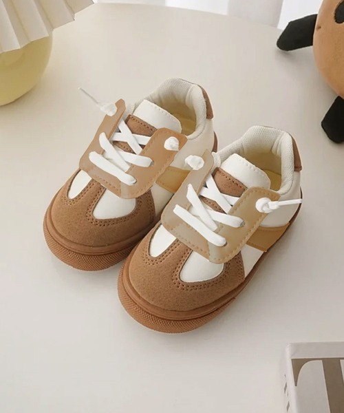 Bambin（ボンバン）の「【 Bambin / ボンバン 】 コントラストカラー クラシック スニーカー（スニーカー・キッズ・アイボリー/ブラウン・15 /16/17）」の13枚目の写真