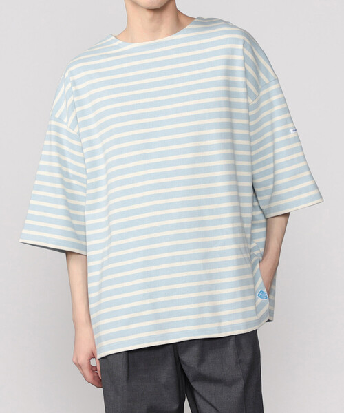 ORCIVAL（オーシバル）の「ORCIVAL | コットンロード ワイドTシャツ MEN（Tシャツ/カットソー・メンズ・グリーン系その他/ブルー系その他/レッド系その他/ホワイト系その他5/ブラック系その他2/ブルー系その他2/ブルー系その他3・4/5/3）」の19枚目の写真