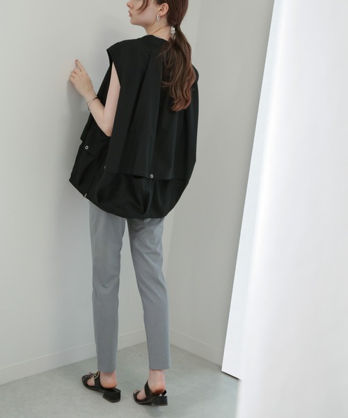 Apo(s)ture（アポスチャー）の「NANCY-001/TRスキニーパンツ（スラックス・レディース・ブラック/グレー/ブラウン/ベージュ・XS/S/M/L/XL）」の14枚目の写真