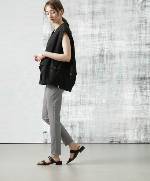 Apo(s)ture（アポスチャー）の「NANCY-001/TRスキニーパンツ（スラックス・レディース・ブラック/グレー/ブラウン/ベージュ・XS/S/M/L/XL）」の18枚目の写真