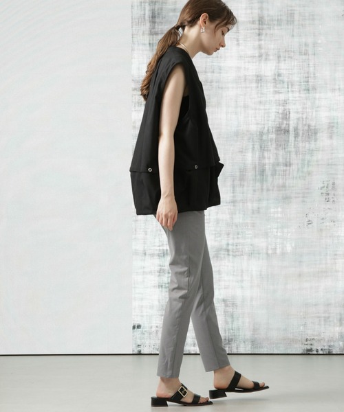 Apo(s)ture（アポスチャー）の「NANCY-001/TRスキニーパンツ（スラックス・レディース・ブラック/グレー/ブラウン/ベージュ・XS/S/M/L/XL）」の19枚目の写真