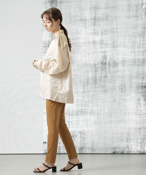 Apo(s)ture（アポスチャー）の「NANCY-001/TRスキニーパンツ（スラックス・レディース・ブラック/グレー/ブラウン/ベージュ・XS/S/M/L/XL）」の21枚目の写真