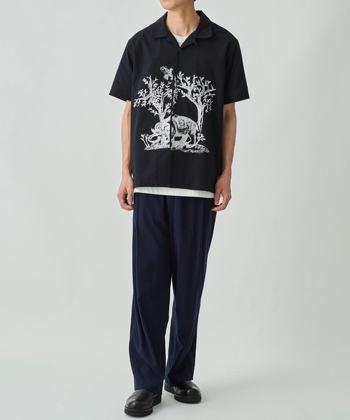 トップス SHINYAKOZUKA \"S/S SHIRT AS CANVAS\" S/S SHIRT AS CANVAS | SHINYAKOZUKA