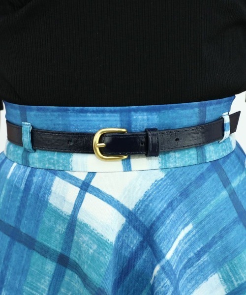 an another angelus（アンアナザーアンジェラス）の「カラーペイントチェック柄フレアースカート/ananotherangelus（スカート・レディース・レッド/ブルー・FREE）」の19枚目の写真