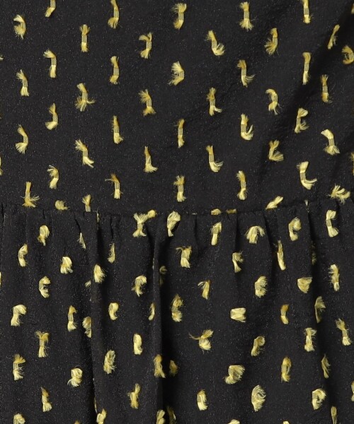 OPAQUE.CLIP（オペークドットクリップ）の「◆シアーカットドビーティアードワンピース【洗濯機洗い可】（ワンピース・レディース・ブラック/オフホワイト・40/38/36）」の10枚目の写真