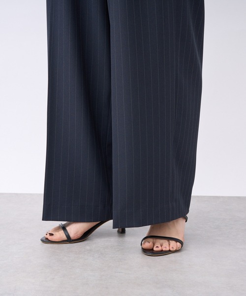 RIVE DROITE（リヴドロワ）の「ピンストライプスラックス（スラックス・レディース・ネイビー/ライトベージュ/ブラウン・38/36）」の5枚目の写真