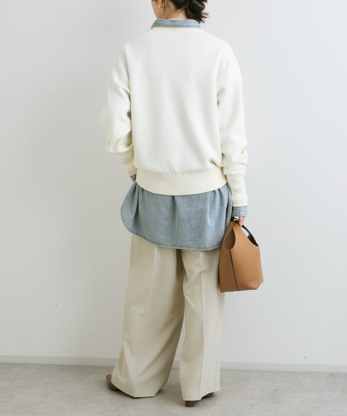 RIVE DROITE（リヴドロワ）の「ピンストライプスラックス（スラックス・レディース・ネイビー/ライトベージュ/ブラウン・38/36）」の16枚目の写真