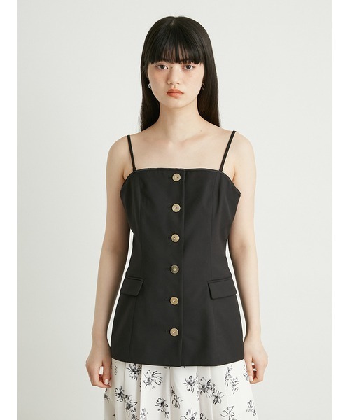 LILY BROWN ビスチェ ブラック LILY BROWN Lily Brown ニットビスチェ ブラック -ファッション