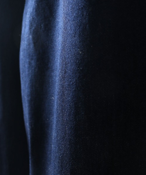 NILWAY（ニルウェイ）の「カットオフデザイン ワイド ストレート ベイカー デニムパンツ（デニムパンツ・メンズ・インディゴブルー/ブラック/ブルー/サックスブルー・SMALL/LARGE/MEDIUM）」の18枚目の写真