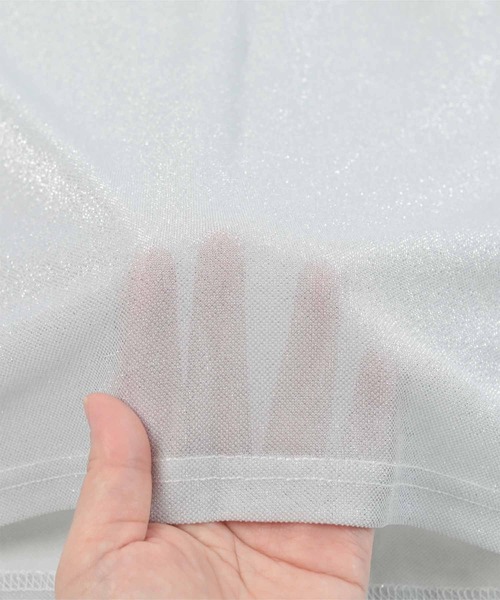 miette(ミエット)の「カットアウトラメトップス(Tシャツ/カットソー・レディース・ブラック/シルバー・FREE)」の5枚目の写真
