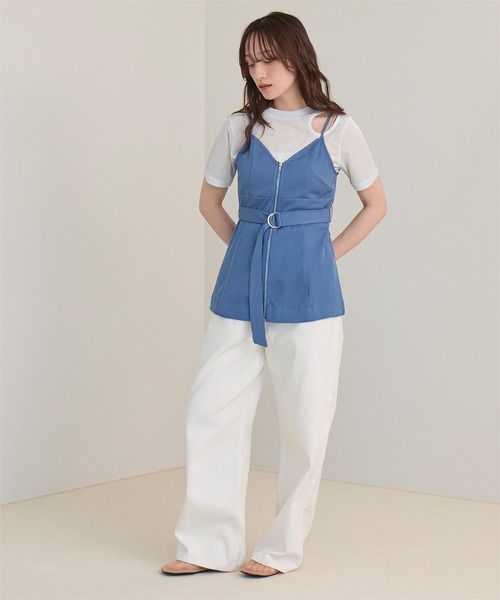 miette(ミエット)の「カットアウトラメトップス(Tシャツ/カットソー・レディース・ブラック/シルバー・FREE)」の15枚目の写真