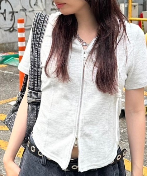 XU（エックスユー）の「ストリートファッション XU エックスユー denim shoulder bag デニムショルダーバッグ デニムバッグ クロワッサンバッグ ミニバッグ ビンテージ風バッグ 肩掛けバッグ Y2K 韓国ファッション 韓国ストリート（ショルダーバッグ・メンズ・ブルー/ブラック・ONE SIZE）」の15枚目の写真