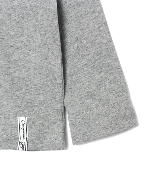 CIAOPANIC TYPY（チャオパニックティピー）の「KIDS 度詰め切替ボートネック（Tシャツ/カットソー・キッズ・グレー/ネイビー・125/95/105/135/115）」の7枚目の写真