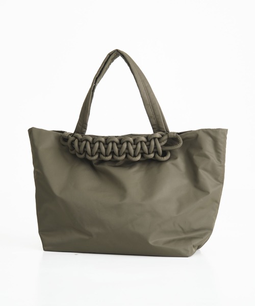 SAGAN VIENNA(サガンヴィエンナ)の「【SAGAN vienna/サガンヴィエンナ】NY_XL PAZAR TOTE XL RECYCLED NYLON/トートバッグ(トートバッグ・レディース・オリーブ/ブラウン/グレイッシュベージュ/ブラック・FREE)」の4枚目の写真